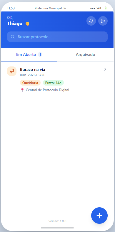 Govflow App Interface Interna
